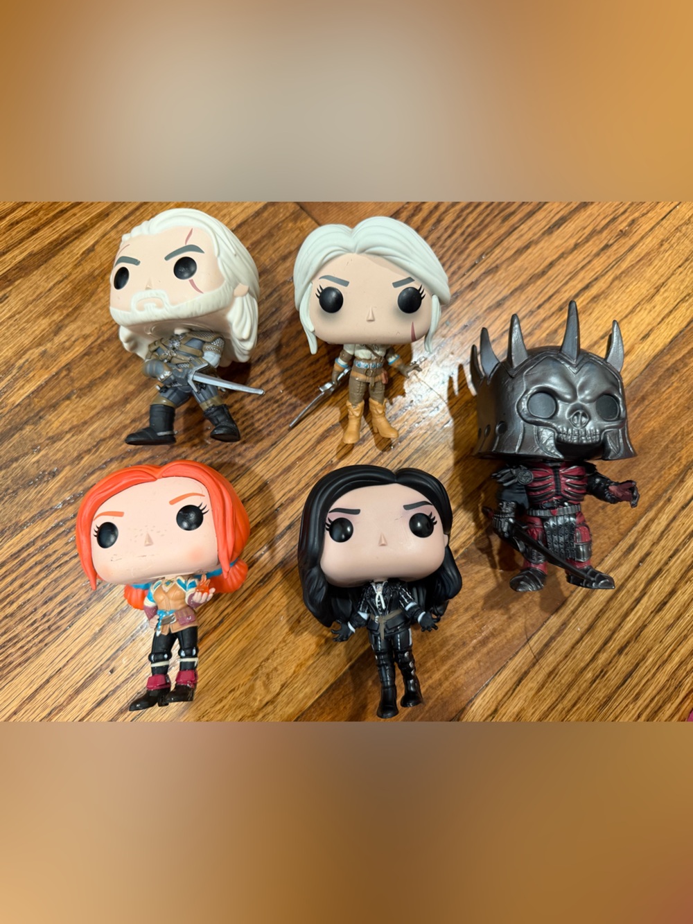 Funko Pop! The Witcher Collection - White, Black, Orange, Red, Silver